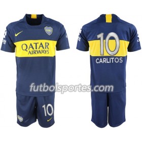 Camisetas Boca Juniors Carlitos 10 Niño Primera Equipacion 2018/2019